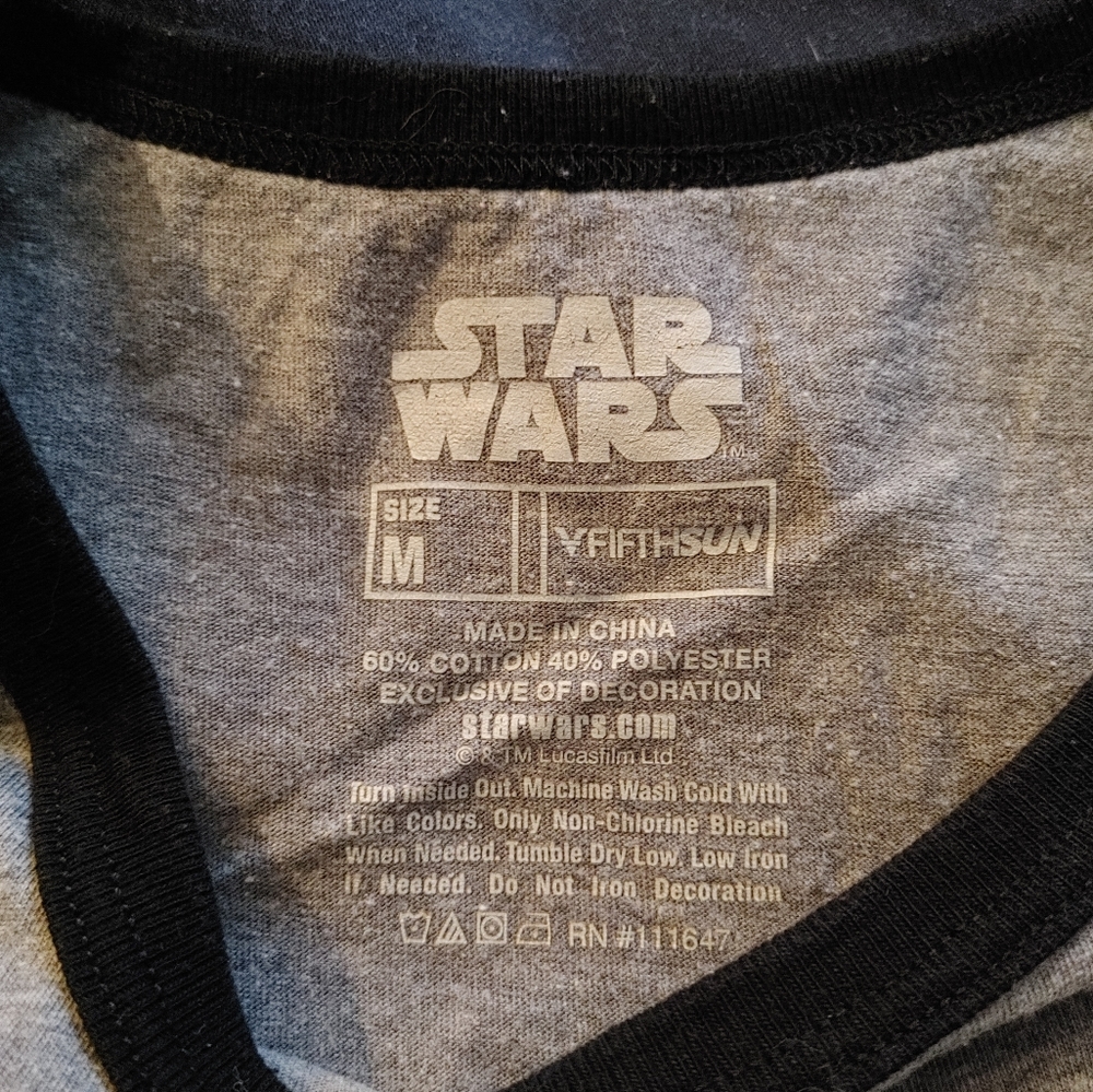 Disney Star Wars Darth Vader Top M EUC - Picture 3 of 3